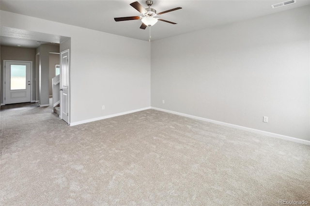 2145 Alyssa St, Fort Lupton, CO 80621 - carpeted empty room with a ceiling fan and baseboards