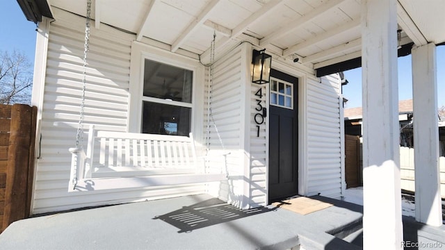 view of entrance to property