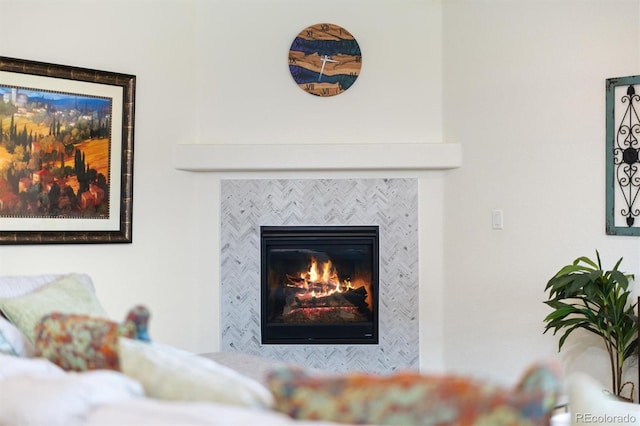 16341 Clayton St, Thornton, CO 80602 - detailed view of a tiled fireplace
