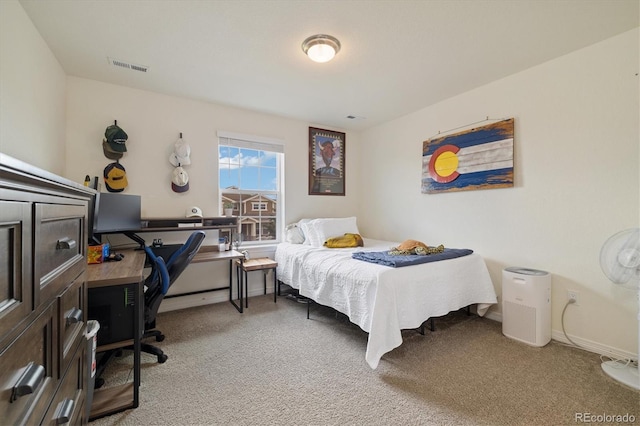 16341 Clayton St, Thornton, CO 80602 - bedroom featuring light carpet and a desk