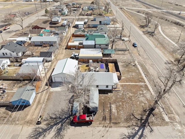 drone / aerial view featuring a residential view