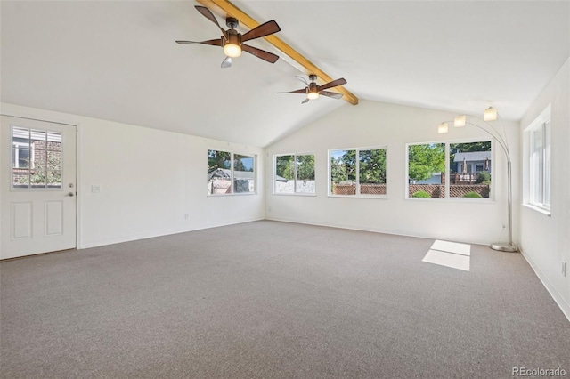 6121 W 108th Ave, Westminster, CO 80020 - empty room featuring plenty of natural light, ceiling fan, and carpet flooring