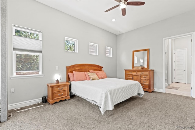 6532 S Tempe St, Aurora, CO 80016 - carpeted bedroom featuring baseboards and a ceiling fan