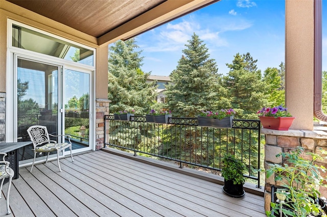 6532 S Tempe St, Aurora, CO 80016 - view of wooden deck