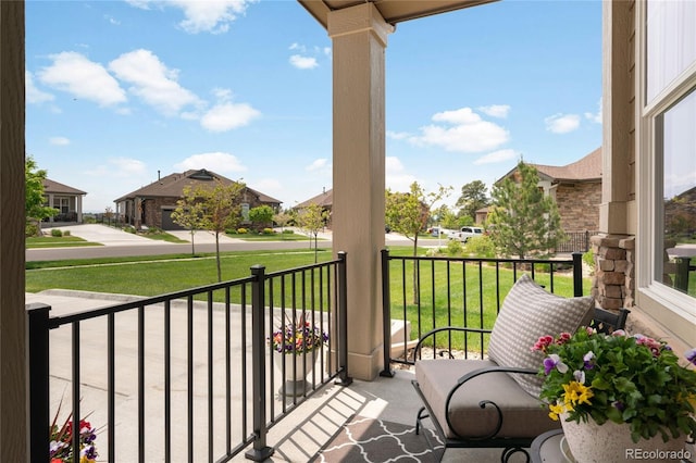 25049 E Alder Dr, Aurora, CO 80016 - porch with a residential view