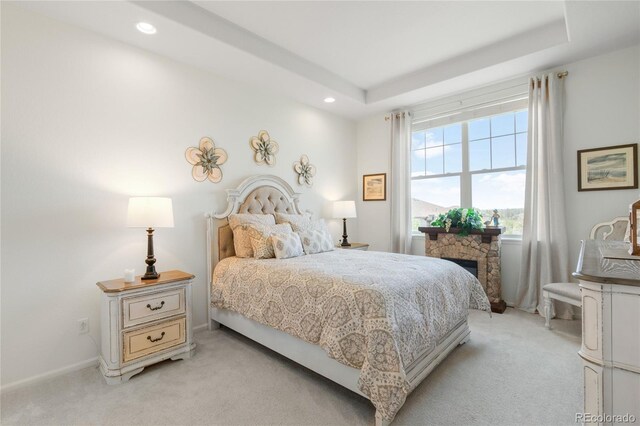 25049 E Alder Dr, Aurora, CO 80016 - bedroom with light colored carpet and recessed lighting