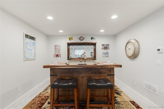 25049 E Alder Dr, Aurora, CO 80016 - indoor dry bar featuring recessed lighting and baseboards
