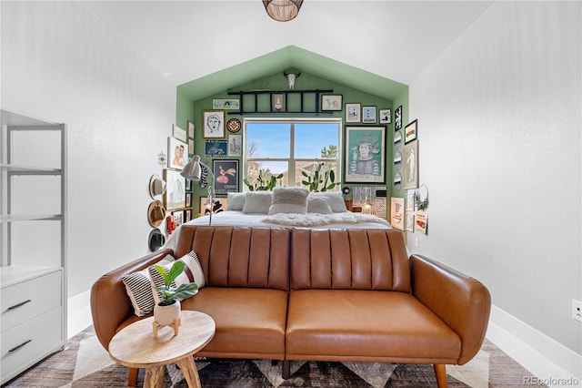 198 Calhoun Cir, Castle Rock, CO 80104 - bedroom featuring lofted ceiling