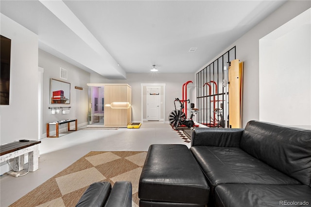 198 Calhoun Cir, Castle Rock, CO 80104 - living area featuring baseboards and visible vents