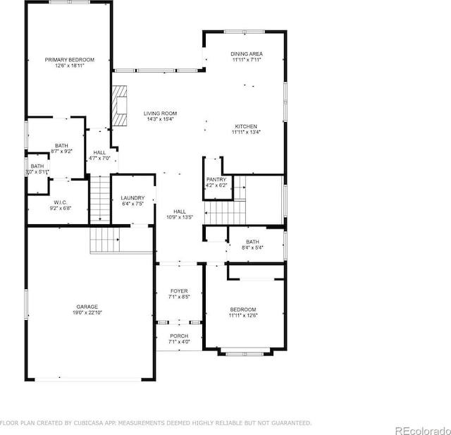 198 Calhoun Cir, Castle Rock, CO 80104 - plan