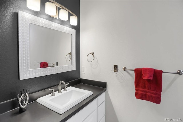 3419 Traver Dr, Broomfield, CO 80023 - bathroom featuring a textured wall and vanity