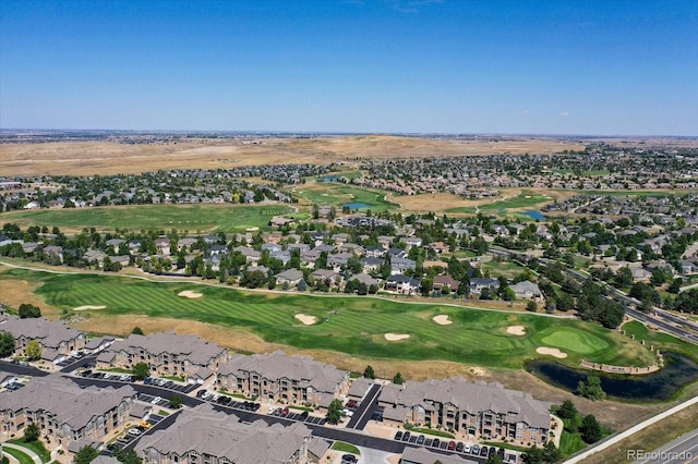 3419 Traver Dr, Broomfield, CO 80023 - birds eye view of property featuring golf course view and a residential view