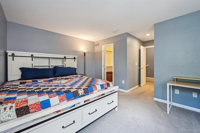 5229 Nighthawk Pkwy, Brighton, CO 80601 - bedroom with light colored carpet and recessed lighting