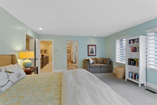1479 S Clarkson St, Denver, CO 80210 - bedroom with carpet flooring and recessed lighting