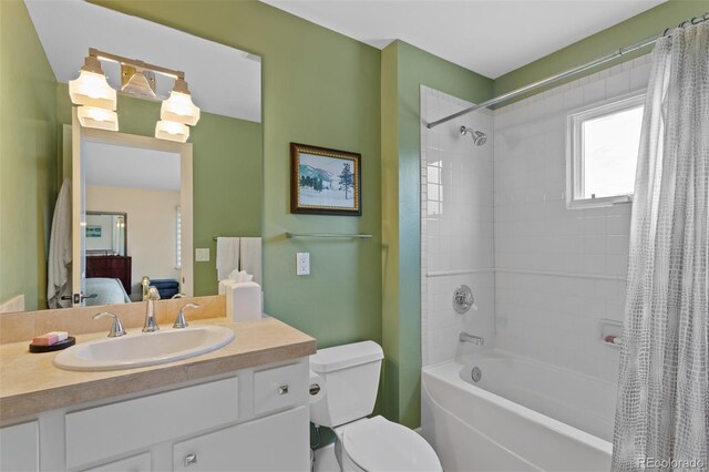1479 S Clarkson St, Denver, CO 80210 - bathroom with shower / tub combo with curtain, vanity, and connected bathroom