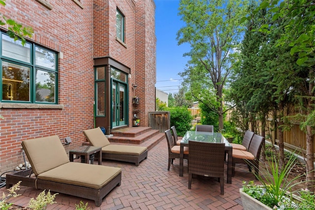 1479 S Clarkson St, Denver, CO 80210 - view of patio / terrace with outdoor dining area