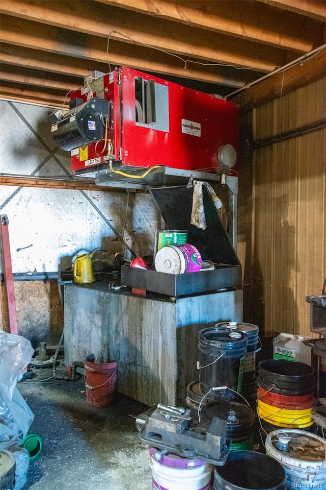 view of storage room