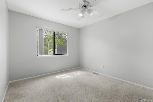 6730 W 84th Cir Unit 96, Arvada, CO 80003 - carpeted spare room with ceiling fan, baseboards, and visible vents