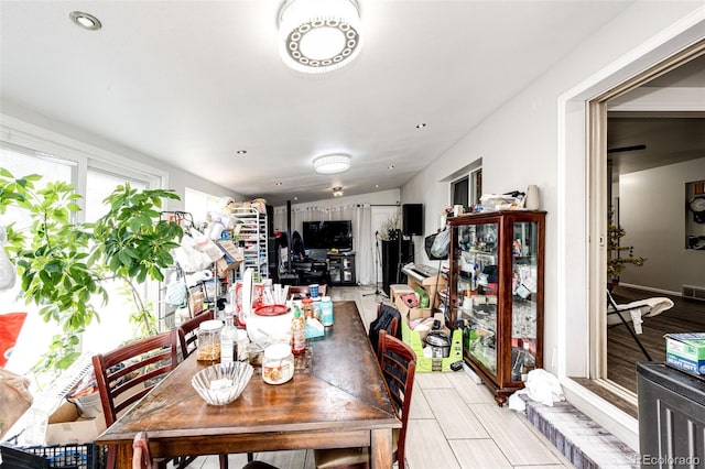 view of dining room