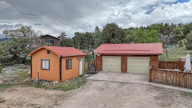 114 Loop Dr, Howard, CO 81233 - view of detached garage