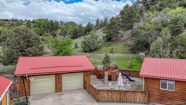 114 Loop Dr, Howard, CO 81233 - view of garage