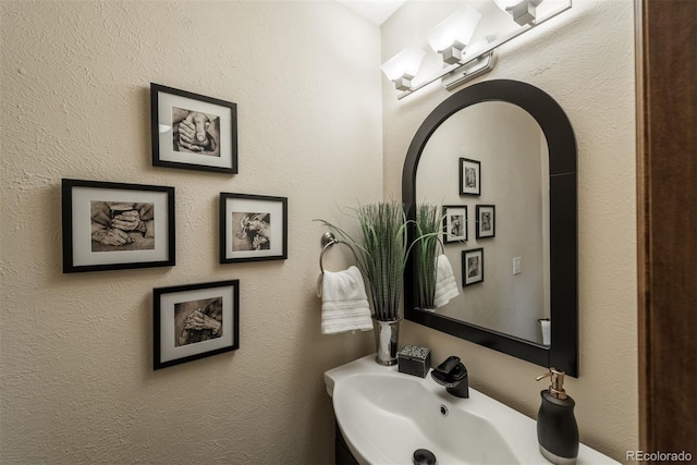 bathroom with a sink