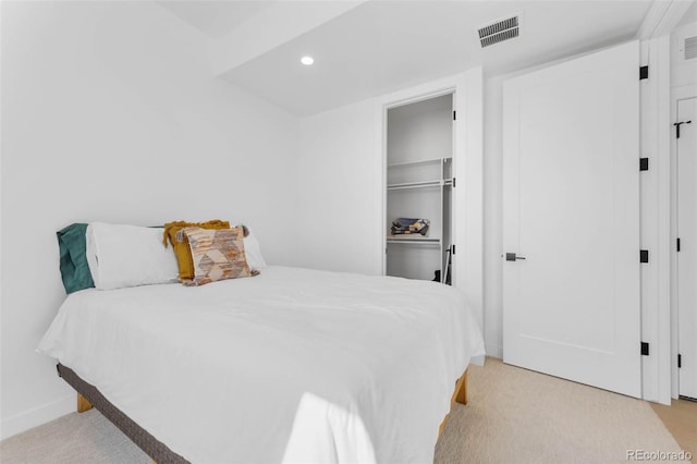 1232 N Yates St Unit 3, Denver, CO 80204 - bedroom featuring recessed lighting and light colored carpet