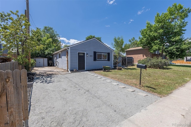 3570 Center Ave, Denver, CO 80219 - view of front of property with a storage unit