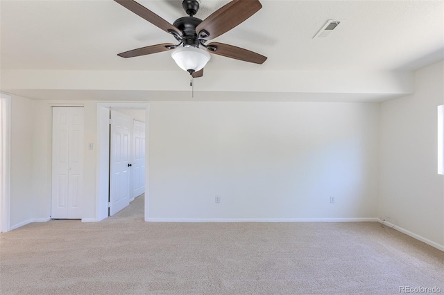 3570 Center Ave, Denver, CO 80219 - unfurnished room featuring light carpet and a ceiling fan