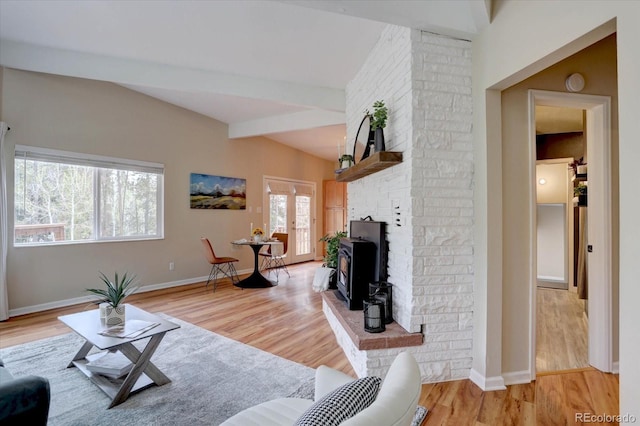 9288 Krashin Dr, Conifer, CO 80433 - living area with light wood-style floors and baseboards