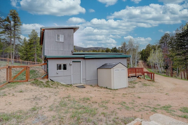9288 Krashin Dr, Conifer, CO 80433 - view of shed featuring fence