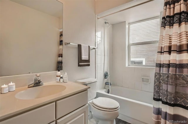 16645 W 2nd Ave, Golden, CO 80401 - full bathroom with vanity and shower / bathtub combination with curtain