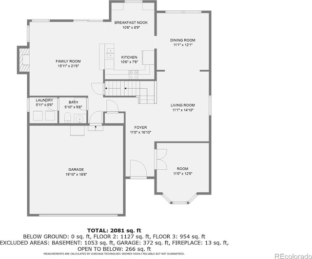16645 W 2nd Ave, Golden, CO 80401 - view of room layout