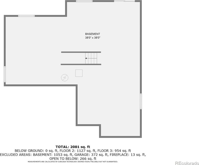 16645 W 2nd Ave, Golden, CO 80401 - view of property floor plan