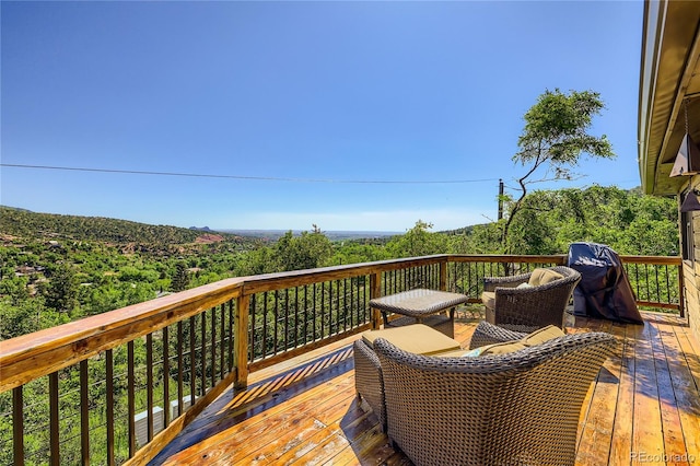 903 High Rd, Manitou Springs, CO 80829 - view of wooden deck
