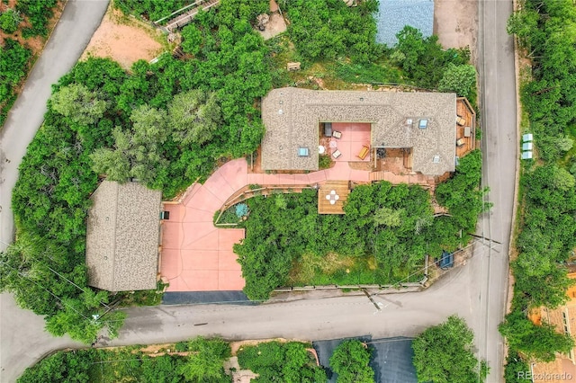 903 High Rd, Manitou Springs, CO 80829 - aerial view of property and surrounding area