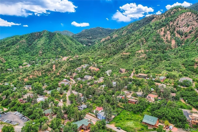 903 High Rd, Manitou Springs, CO 80829 - aerial view of mountains