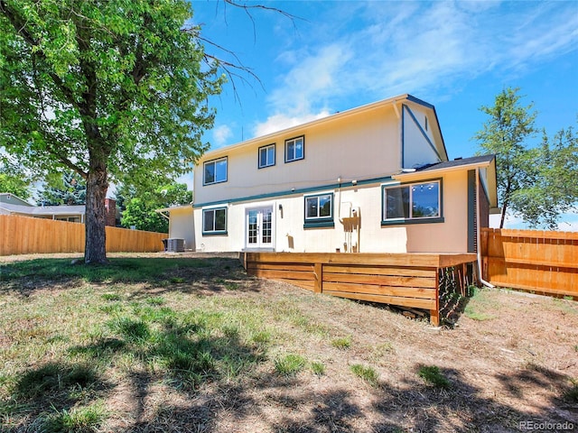 8694 E Eastman Ave, Denver, CO 80231 - rear view of property featuring a fenced backyard