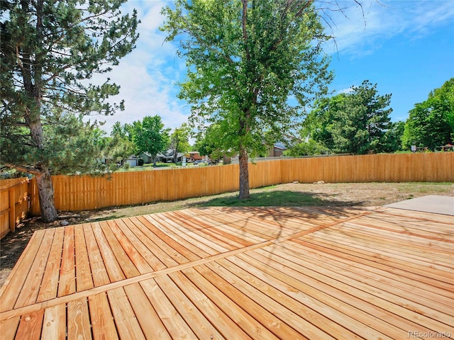 8694 E Eastman Ave, Denver, CO 80231 - deck with a fenced backyard