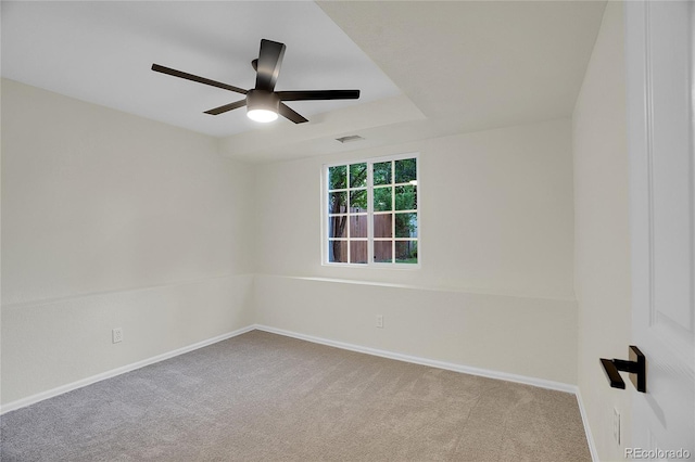 1717 Tulip St, Longmont, CO 80501 - carpeted spare room with baseboards and ceiling fan