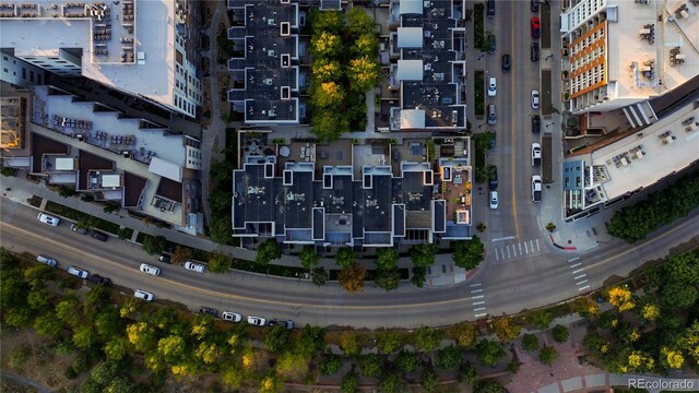 1804 Little Raven St, Denver, CO 80202 - aerial overview of property's location