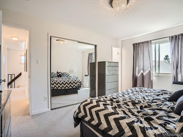 7520 Braun Ct, Arvada, CO 80005 - bedroom with carpet and a closet
