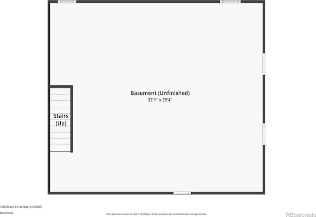 7520 Braun Ct, Arvada, CO 80005 - view of floor plan / room layout