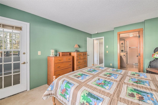 bedroom featuring a textured ceiling