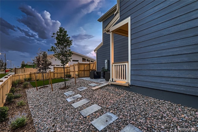 6309 N Hanover St, Denver, CO 80238 - view of yard featuring a patio
