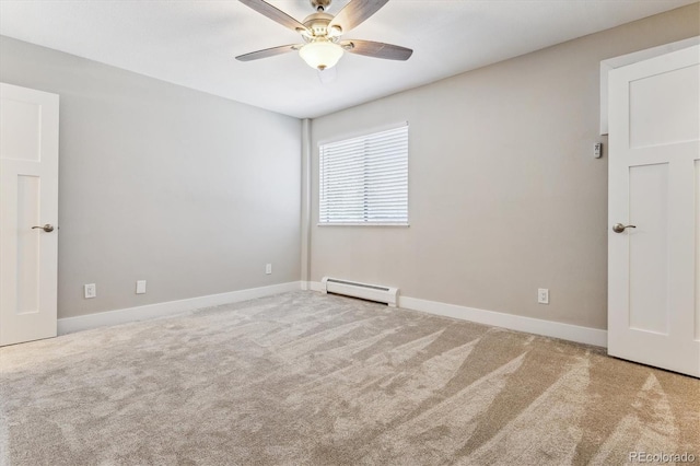 381 S Ames St Unit E104, Lakewood, CO 80226 - carpeted empty room with baseboard heating and ceiling fan