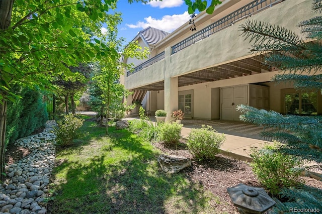 exterior space with a patio area