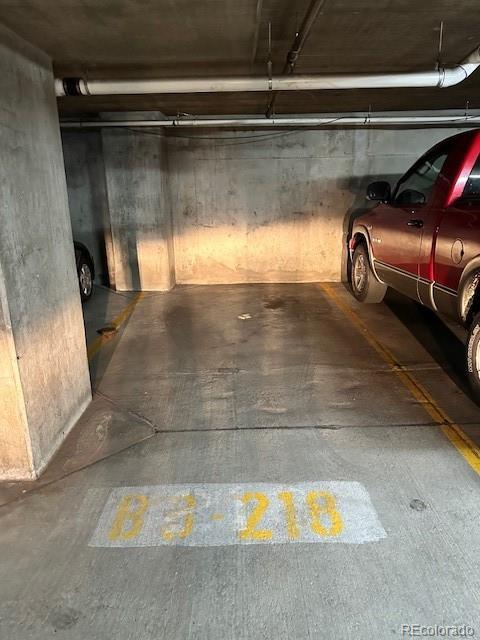 view of parking deck