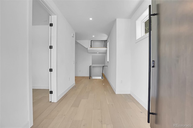 300 S Franklin St, Denver, CO 80209 - hall featuring light wood finished floors and recessed lighting