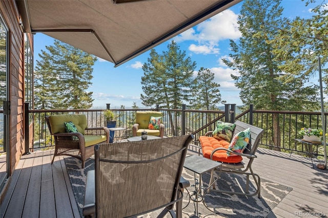 8453 S Scenic Dr, Morrison, CO 80465 - view of wooden terrace